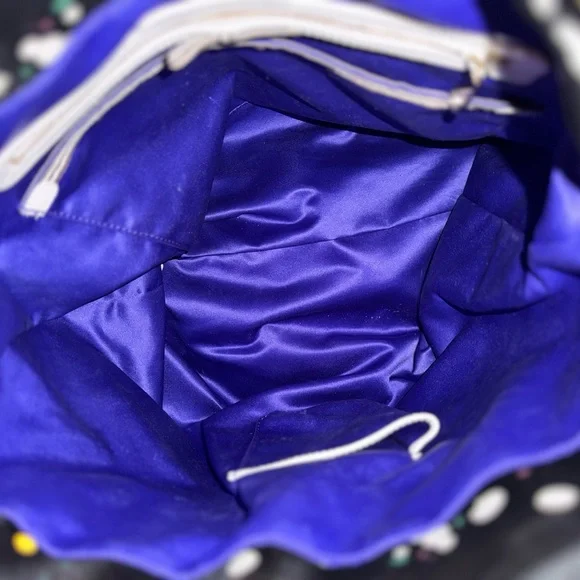 Henri Bendel Black Multicolor Splatter Backpack - Picture 4 of 8